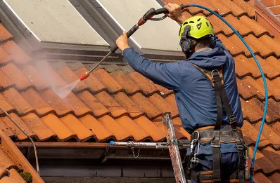 Démoussage et hydrofuge de toiture aux Gours